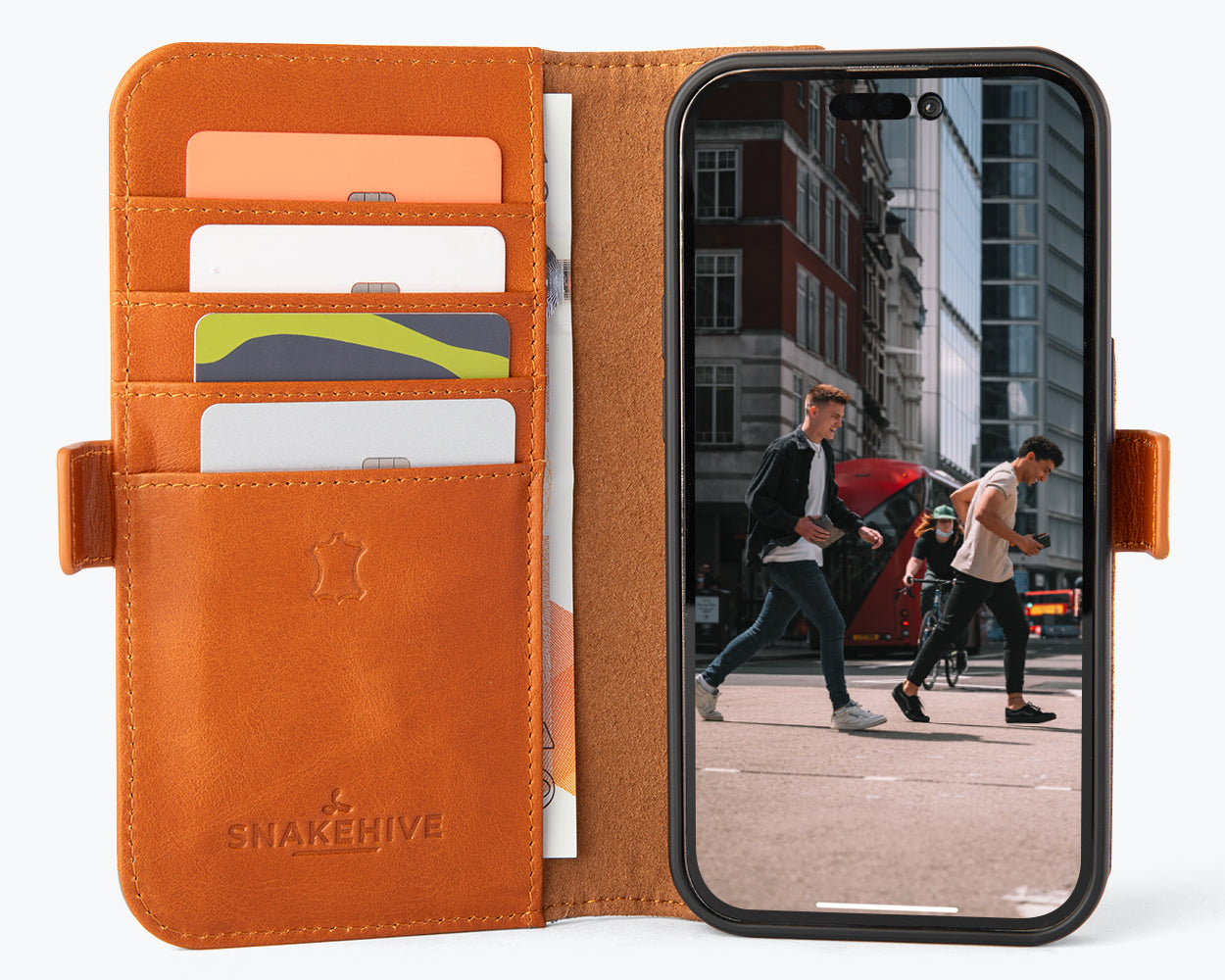 Apple iPhone 15 Plus - Metro Leather Wallet Phone Case