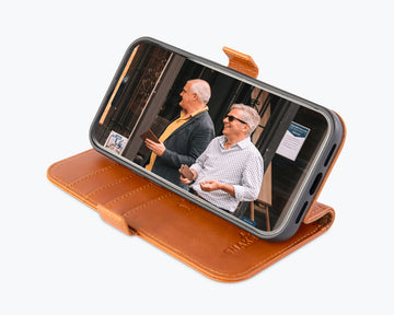Apple iPhone 14 Pro | Leder-Handyhülle
