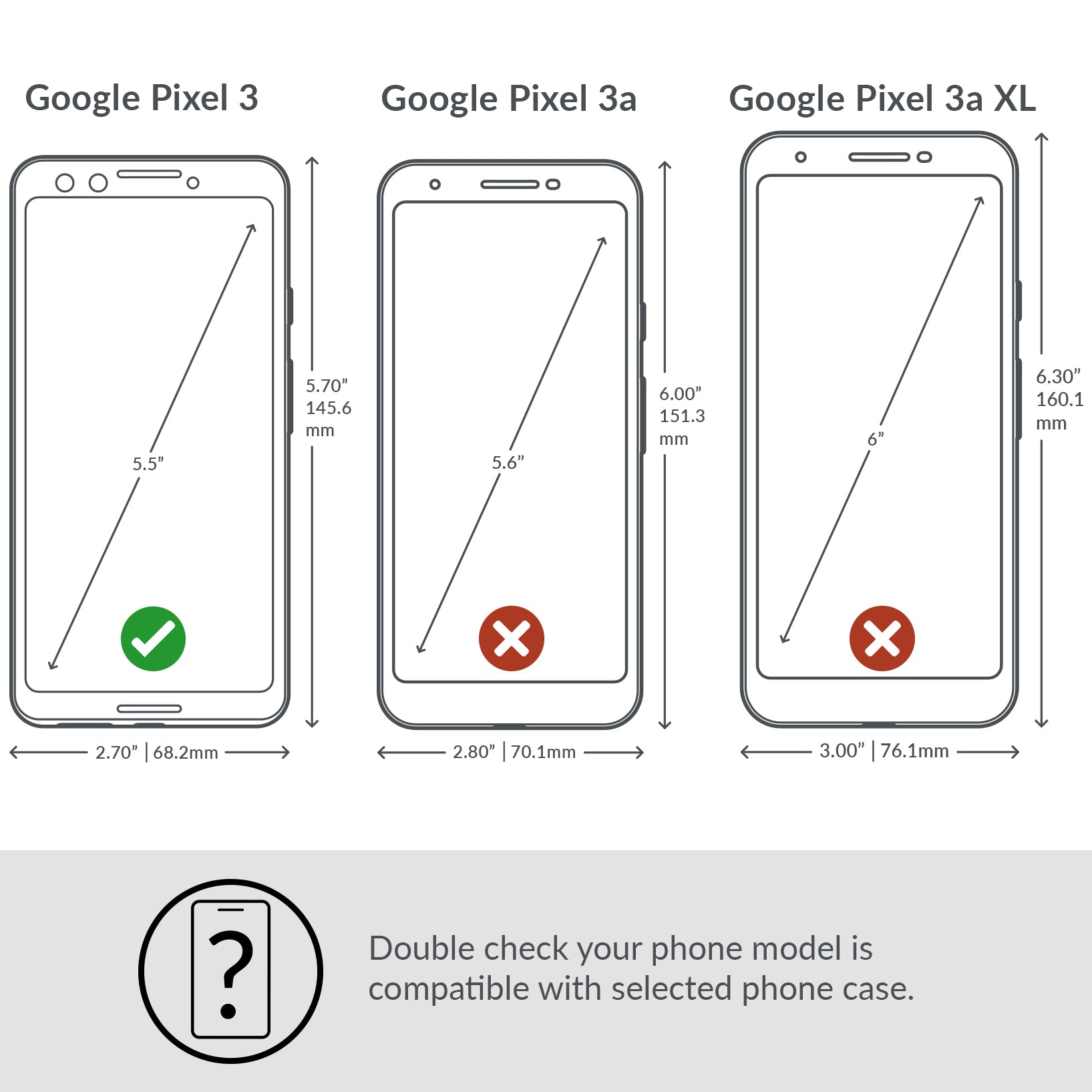 Google Pixel 3 - Vintage Leather Wallet Phone Case