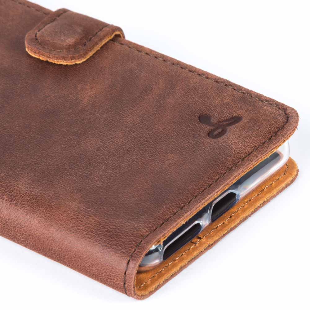 Google Pixel 3 - Vintage Leather Wallet Phone Case