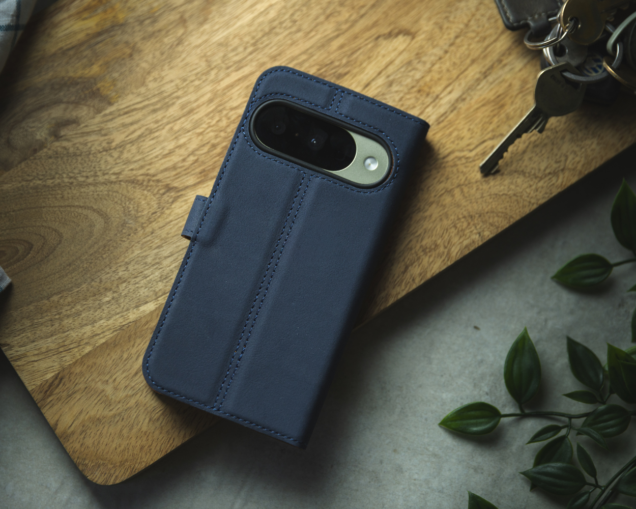 Google Pixel 11 Pro XL - Vintage Leather Wallet Phone Case
