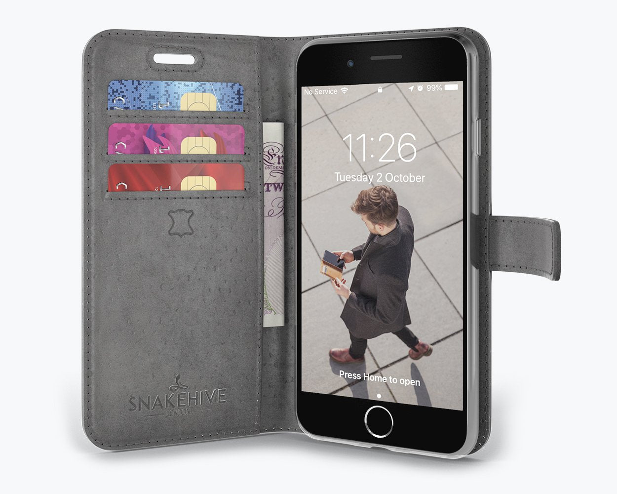 Apple iPhone SE (2020) / SE (2022) - Vintage Leather Wallet Phone Case
