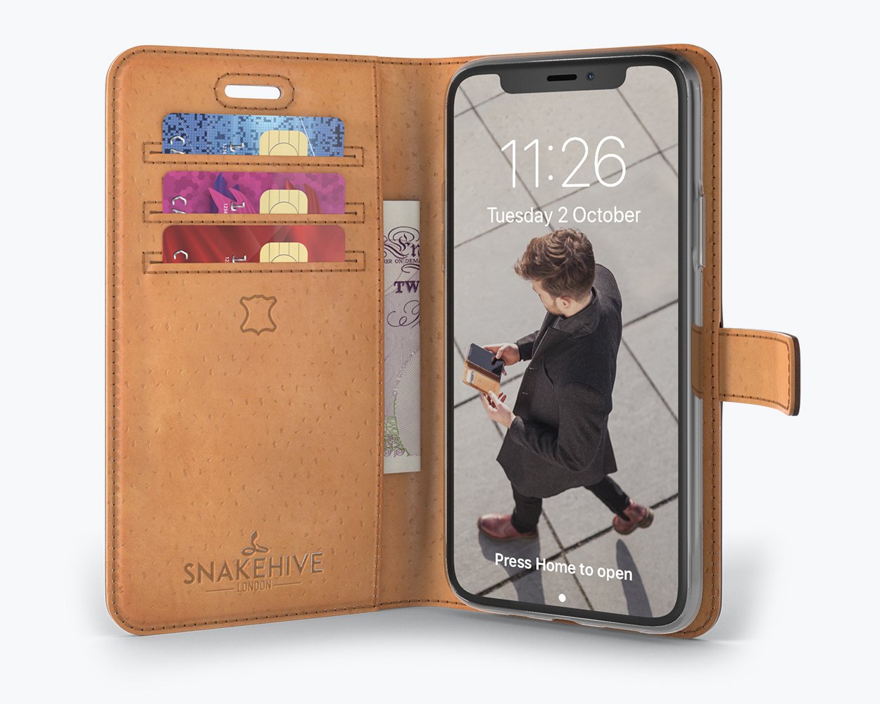 Vintage Leather Wallet - Apple iPhone 11 Pro