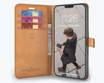 Apple iPhone 12 Pro Max Leather Wallet Case Snakehive