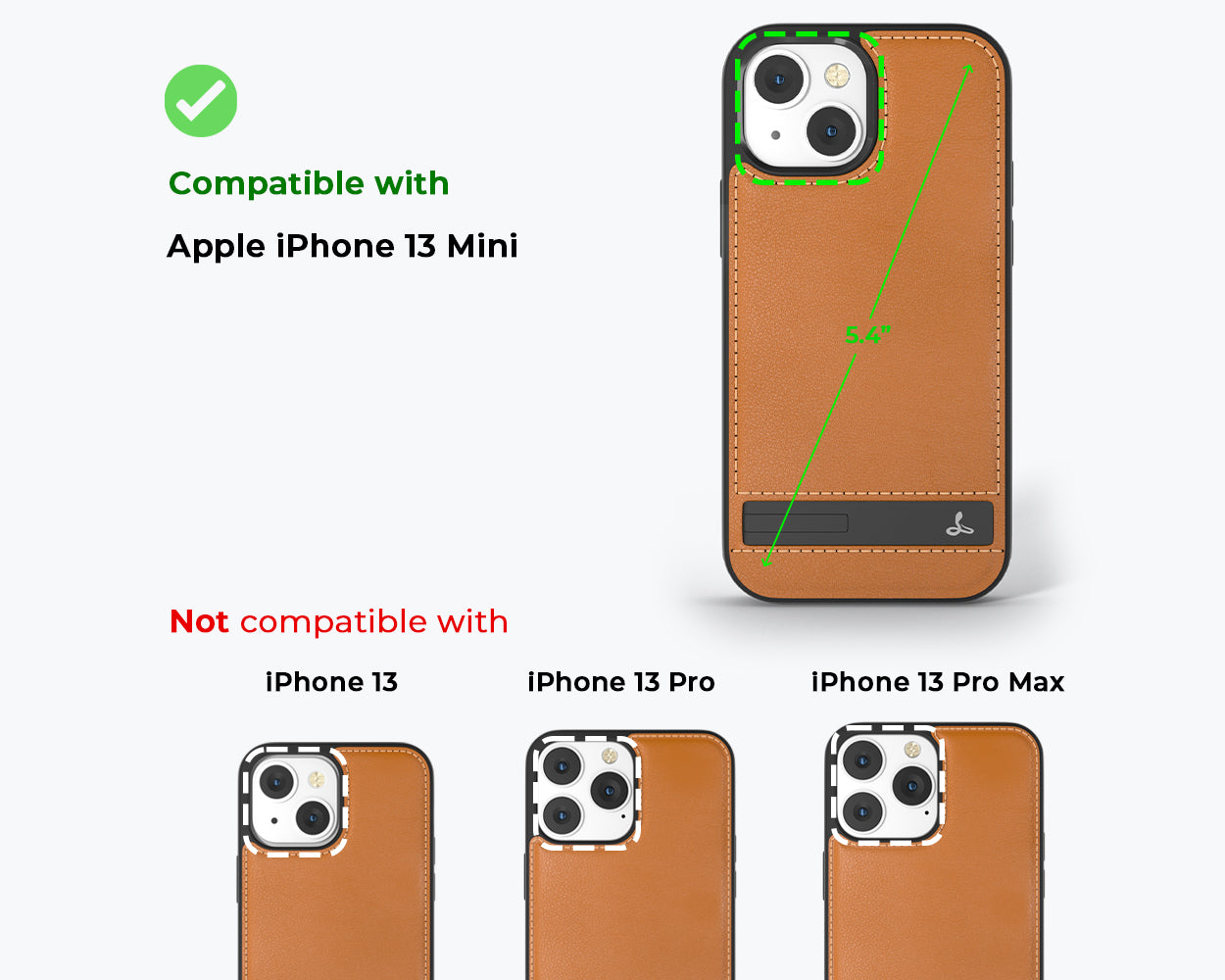Apple iPhone 13 Mini - Metro Leather Phone Case