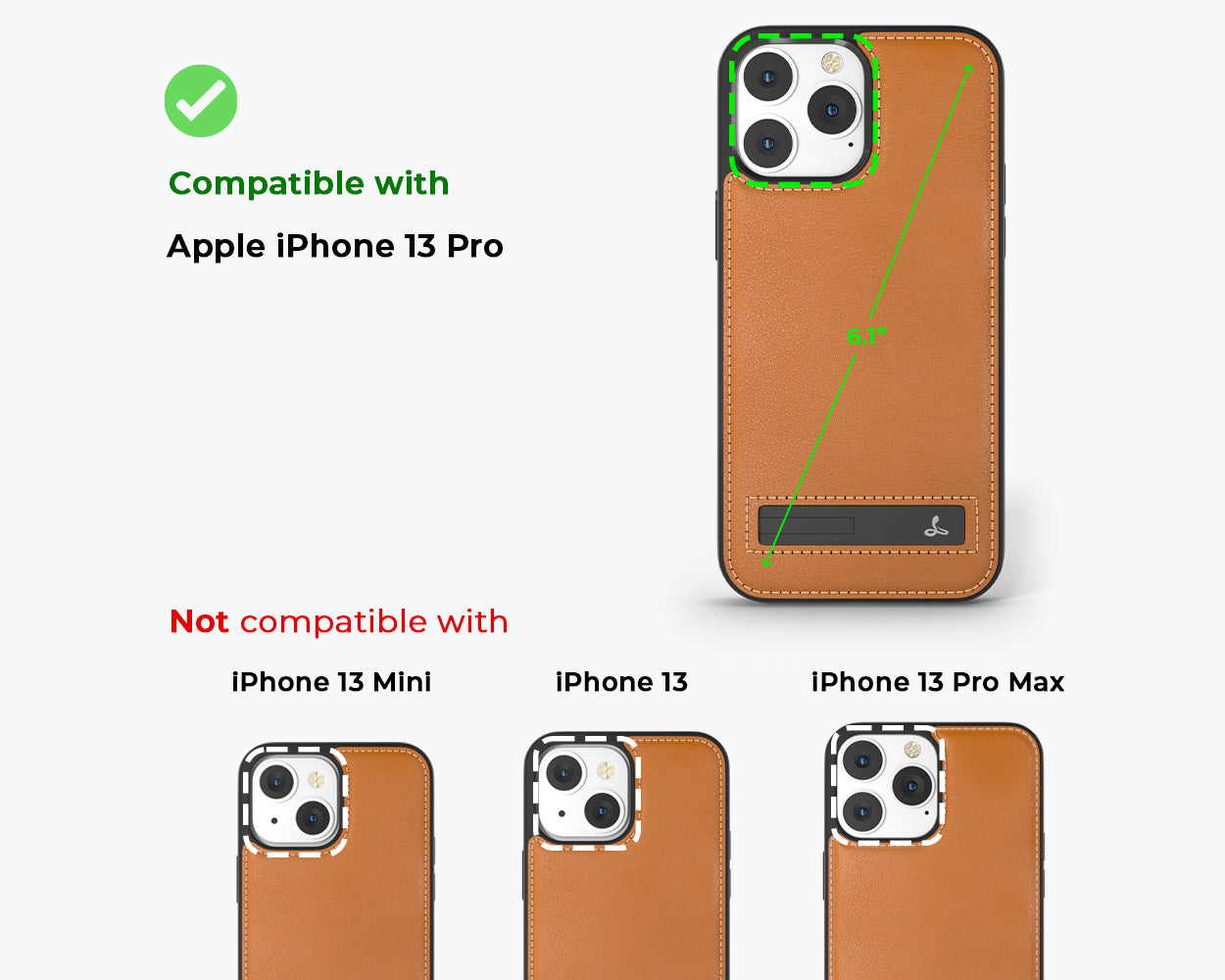 Apple iPhone 13 Pro - Metro Leather Phone Case