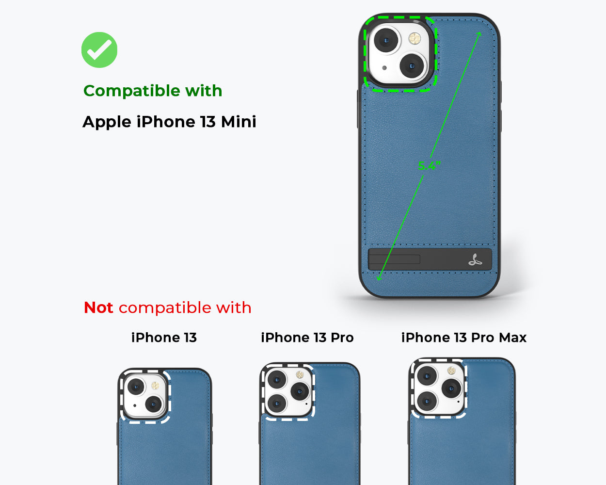 Apple iPhone 13 Mini - Metro Leather Phone Case