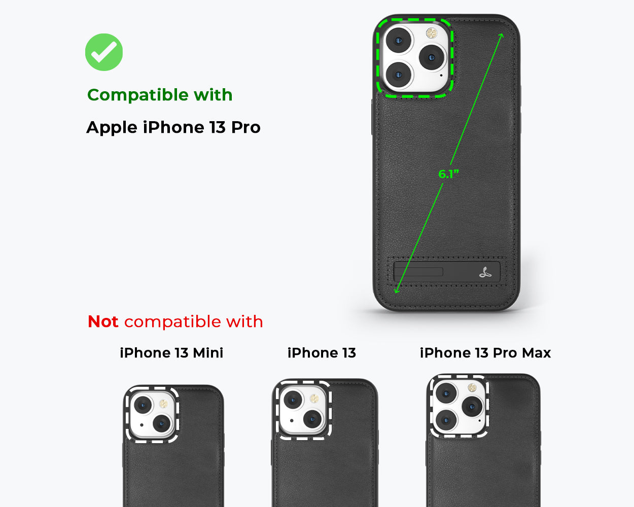 Apple iPhone 13 Pro - Metro Leather Phone Case