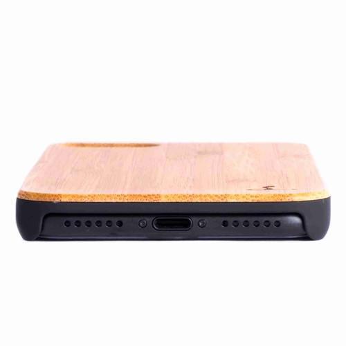 Bamboo Wood Back Case - Apple iPhone 8 - Snakehive