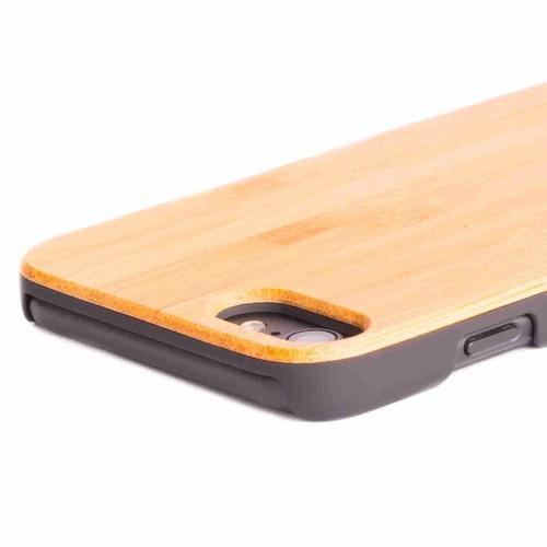 Bamboo Wood Back Case - Apple iPhone 8 - Snakehive