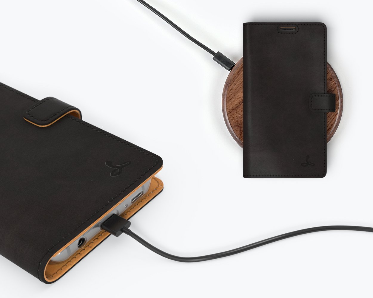 Samsung Galaxy S9 - Vintage Leather Wallet Phone Case
