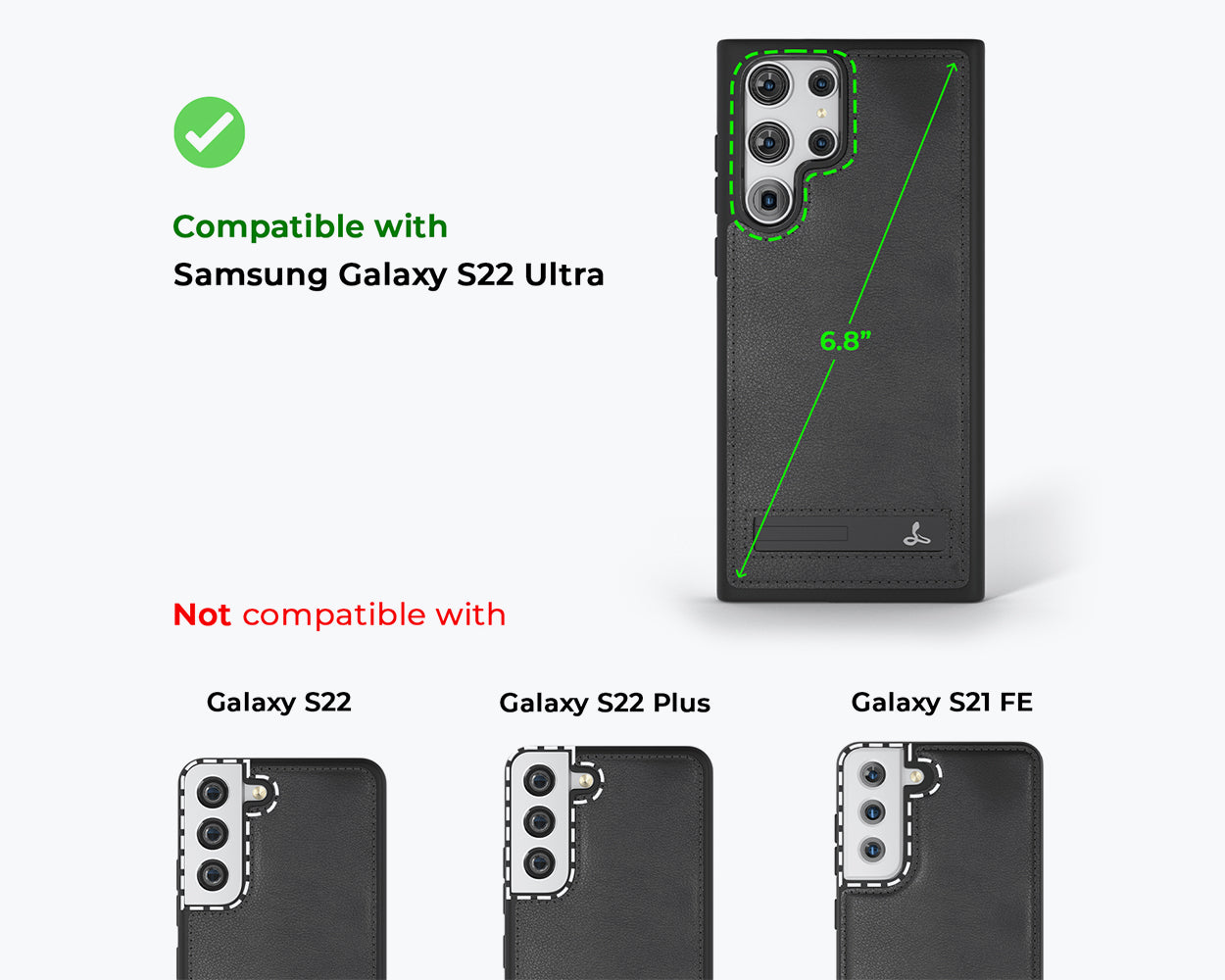 Samsung Galaxy S22 Ultra - Metro Leather Phone Case