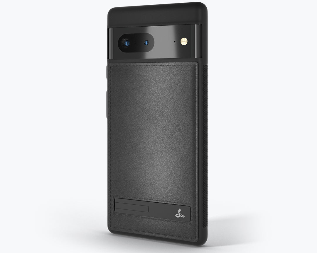 Google Pixel 7 - Metro Leather Phone Case - Snakehive - Jet Black