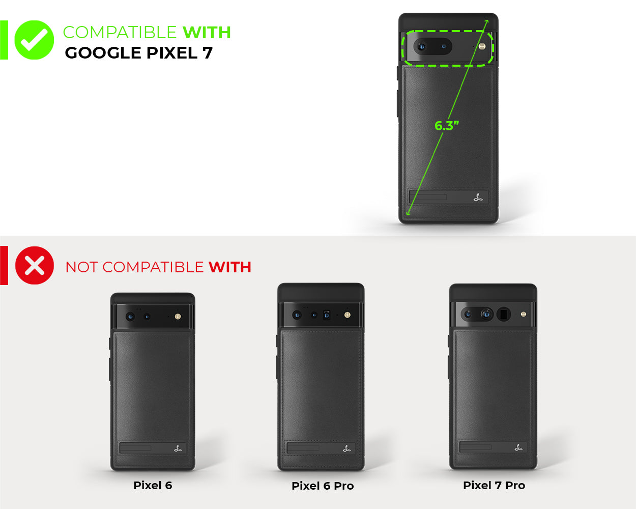 Metro Leather Case - Google Pixel 7