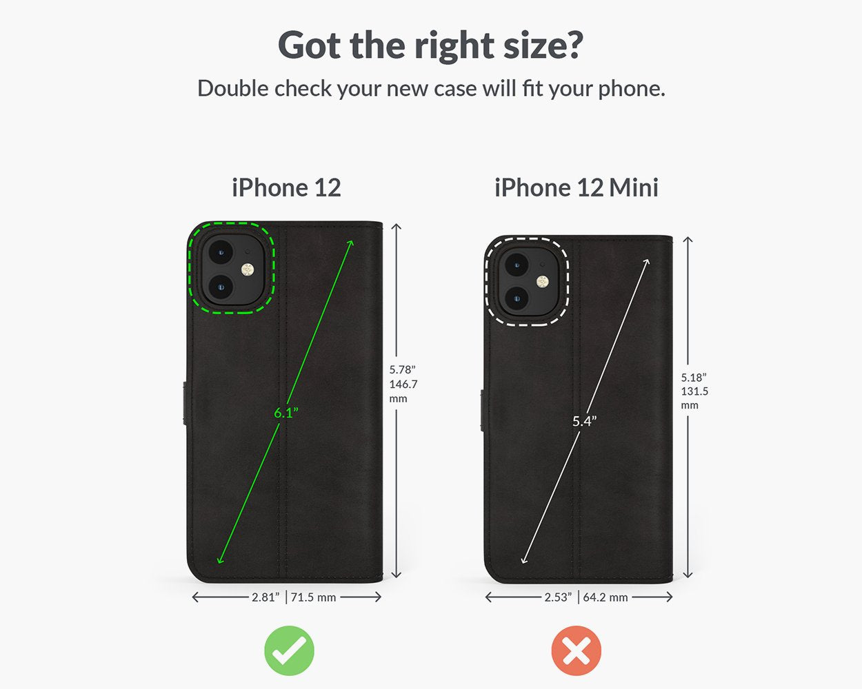 Apple iPhone 12 - Vintage Leather Wallet Phone Case