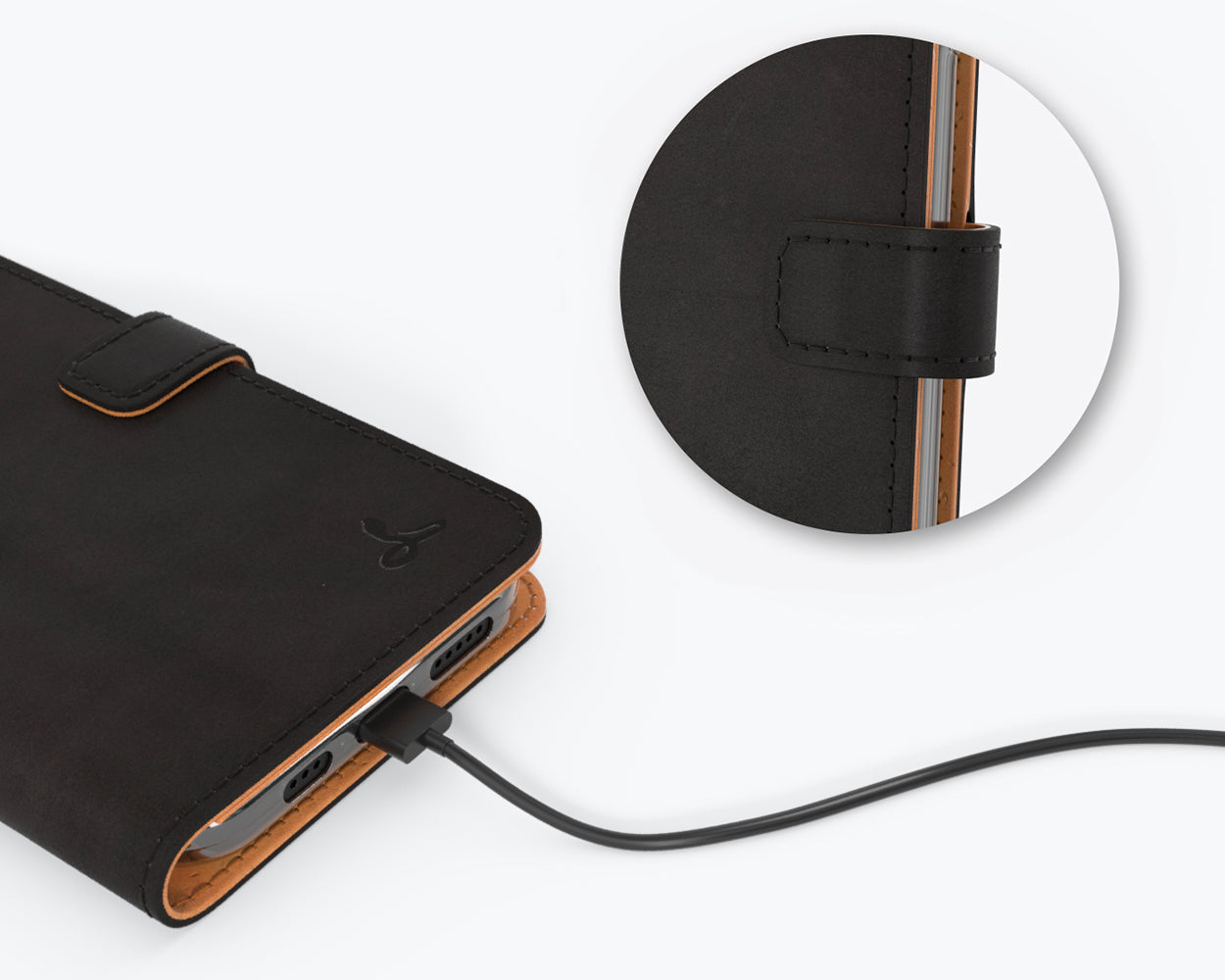 Vintage Leather Wallet - Apple iPhone 12