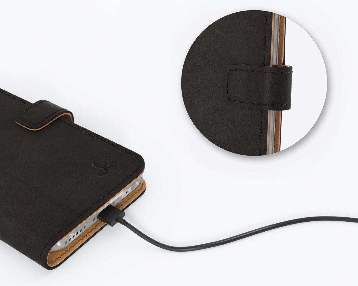 Apple iPhone 6/6S - Vintage Leather Wallet Phone Case