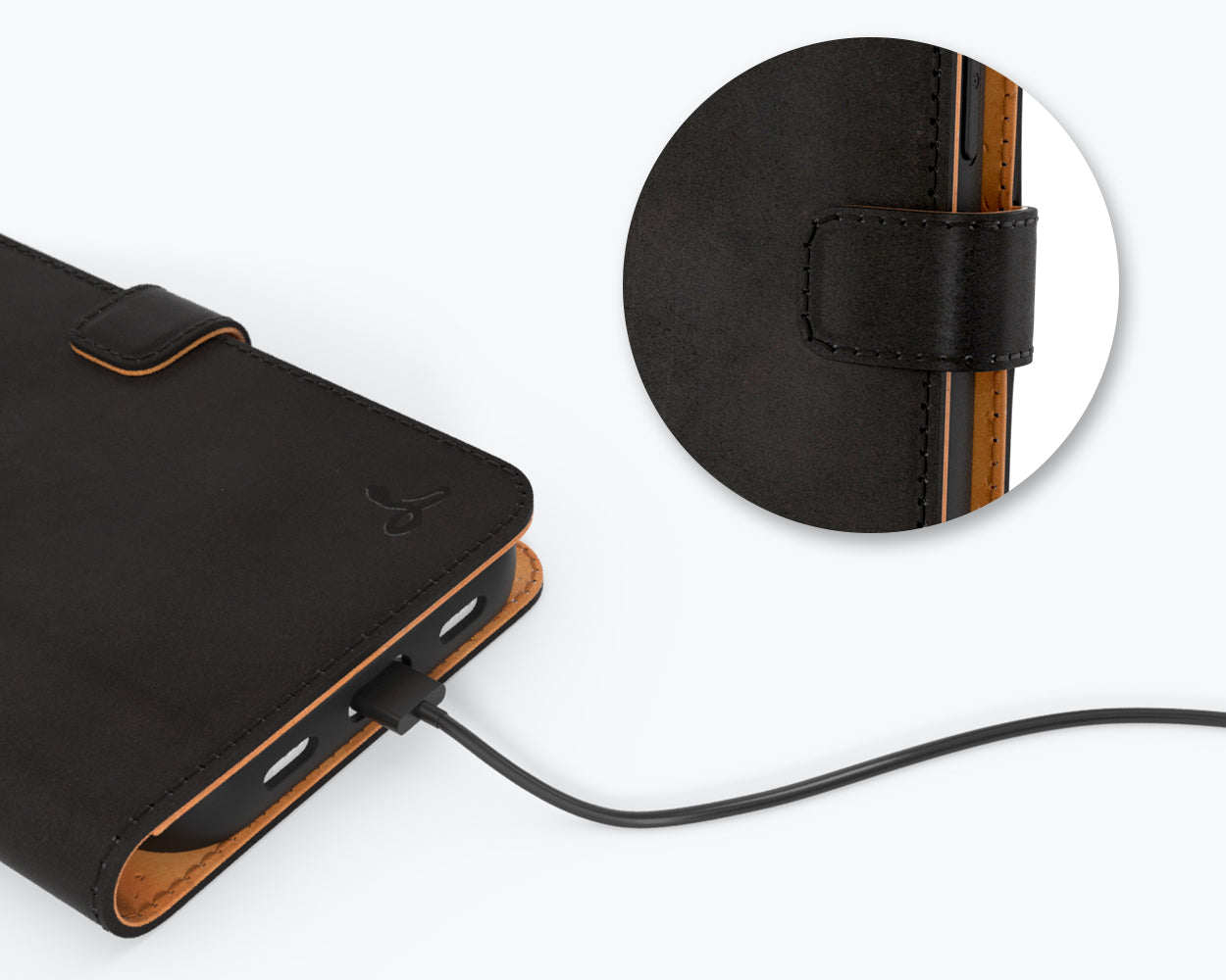 Apple iPhone 13 - Vintage Leather Wallet Phone Case