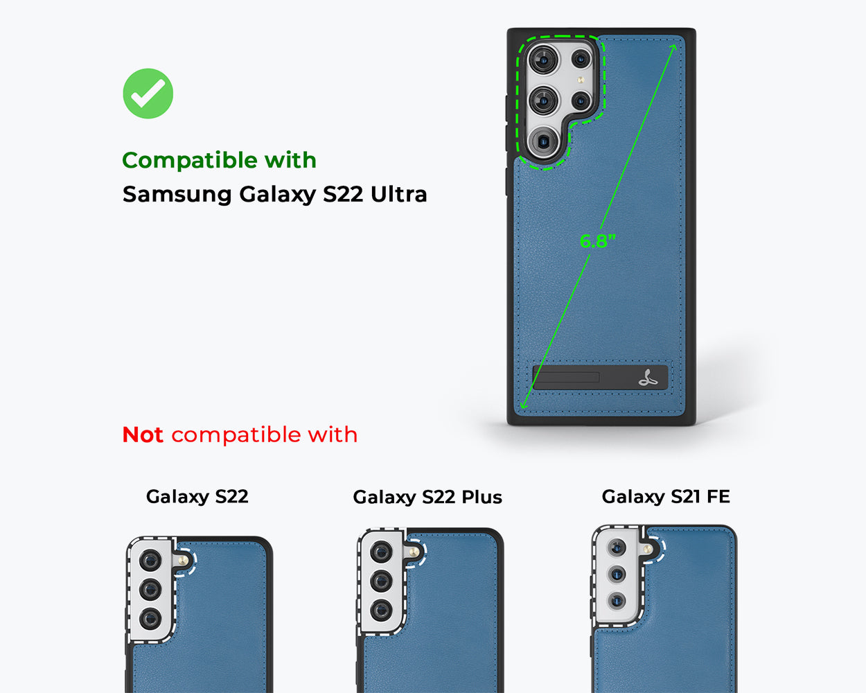 Samsung Galaxy S22 Ultra - Metro Leather Phone Case