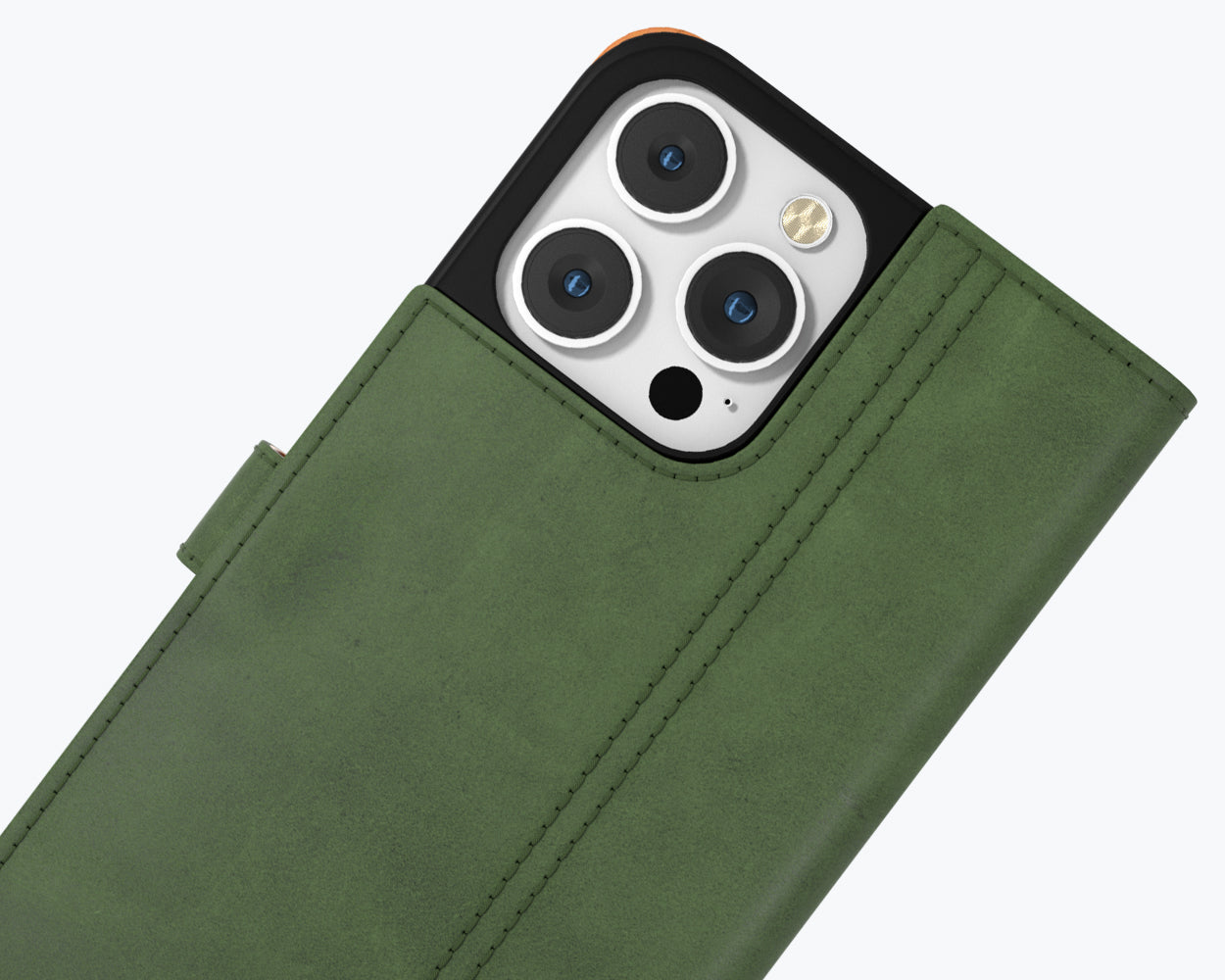 Apple iPhone 14 Pro - Vintage Leather Wallet Phone Case