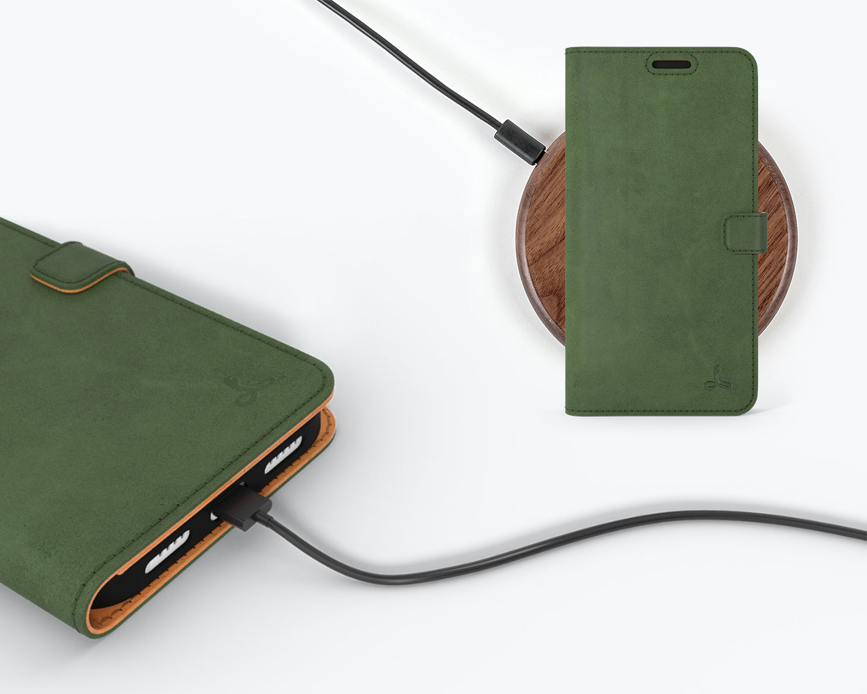 Apple iPhone 14 Plus - Vintage Leather Wallet Phone Case