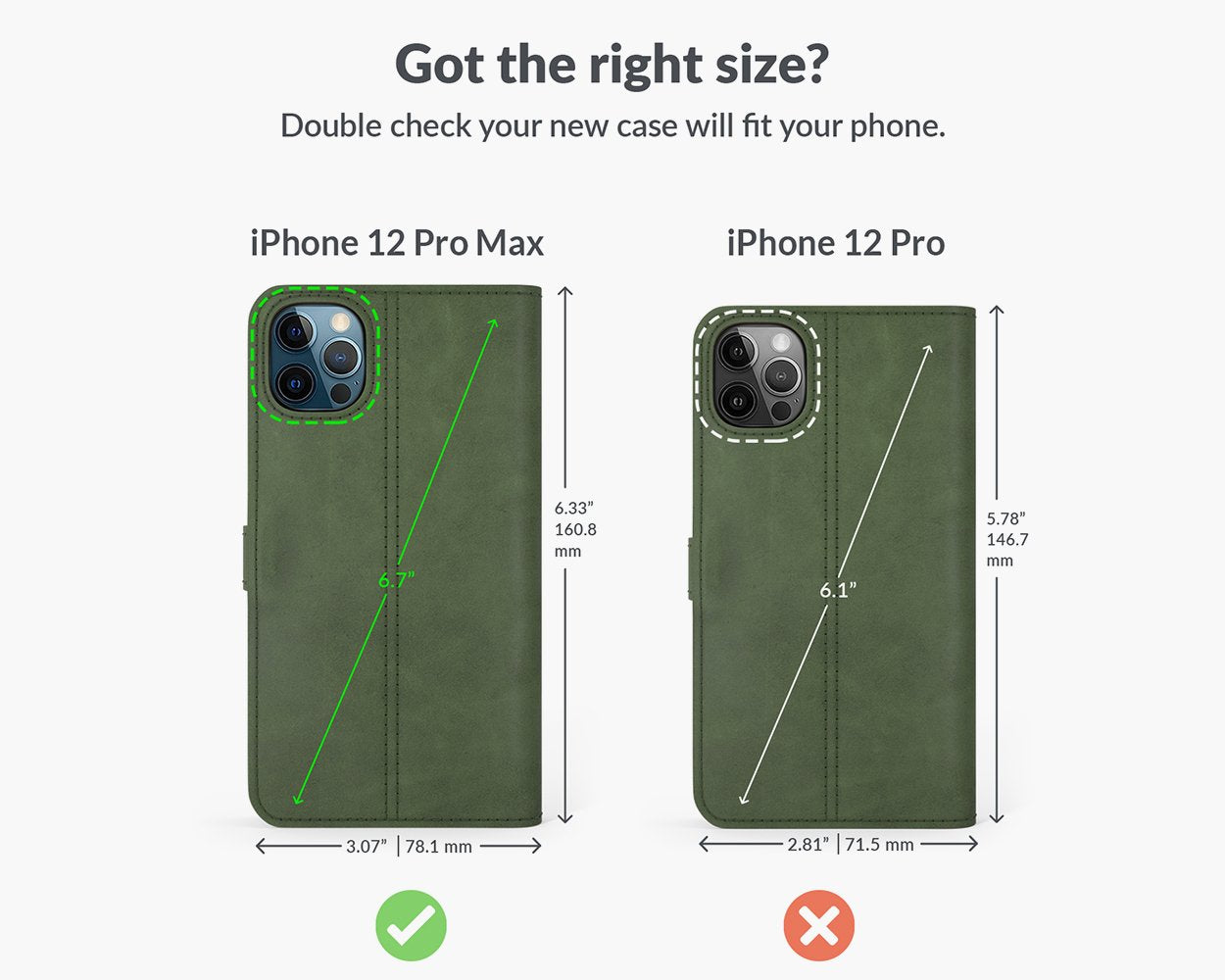 Apple iPhone 12 Pro Max - Vintage Leather Wallet Phone Case