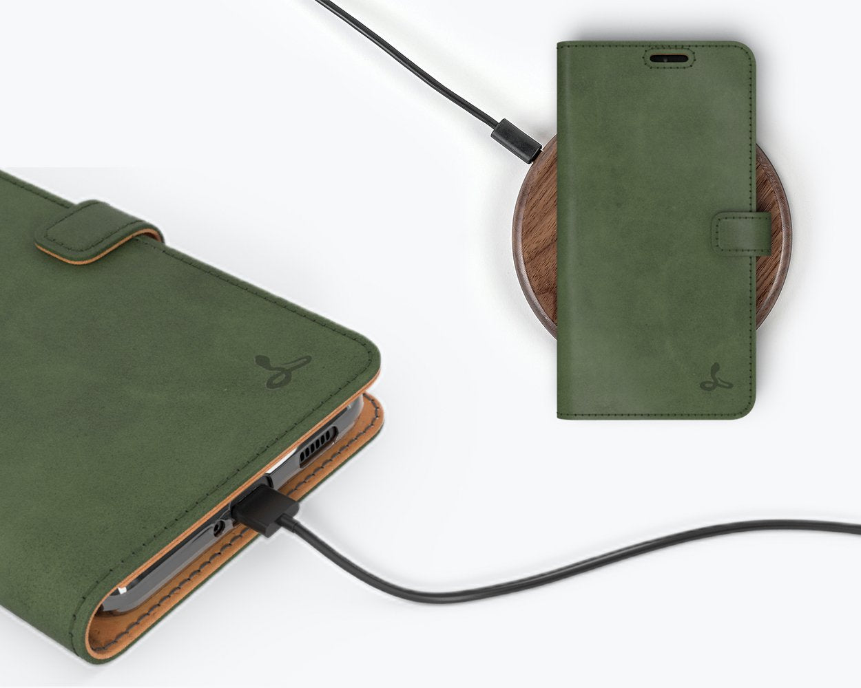 Samsung Galaxy S21 Ultra - Vintage Leather Wallet Phone Case