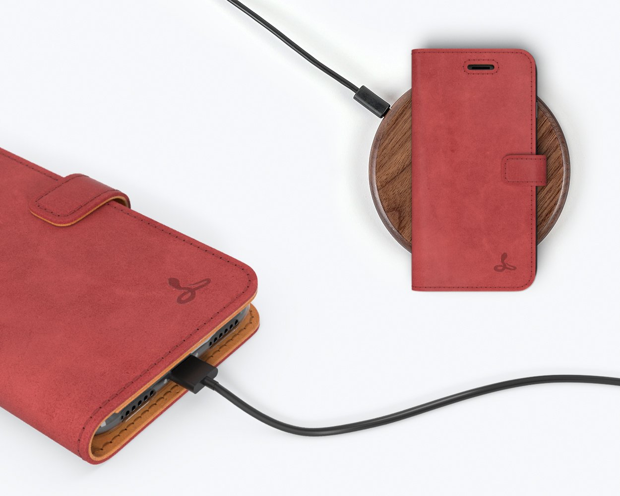 Apple iPhone 7 - Vintage Leather Wallet Phone Case