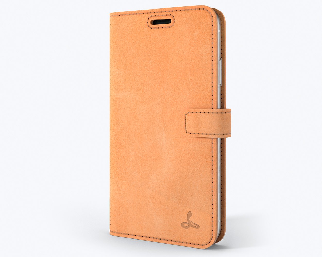 Apple iPhone XR - Vintage Leather Wallet Phone Case