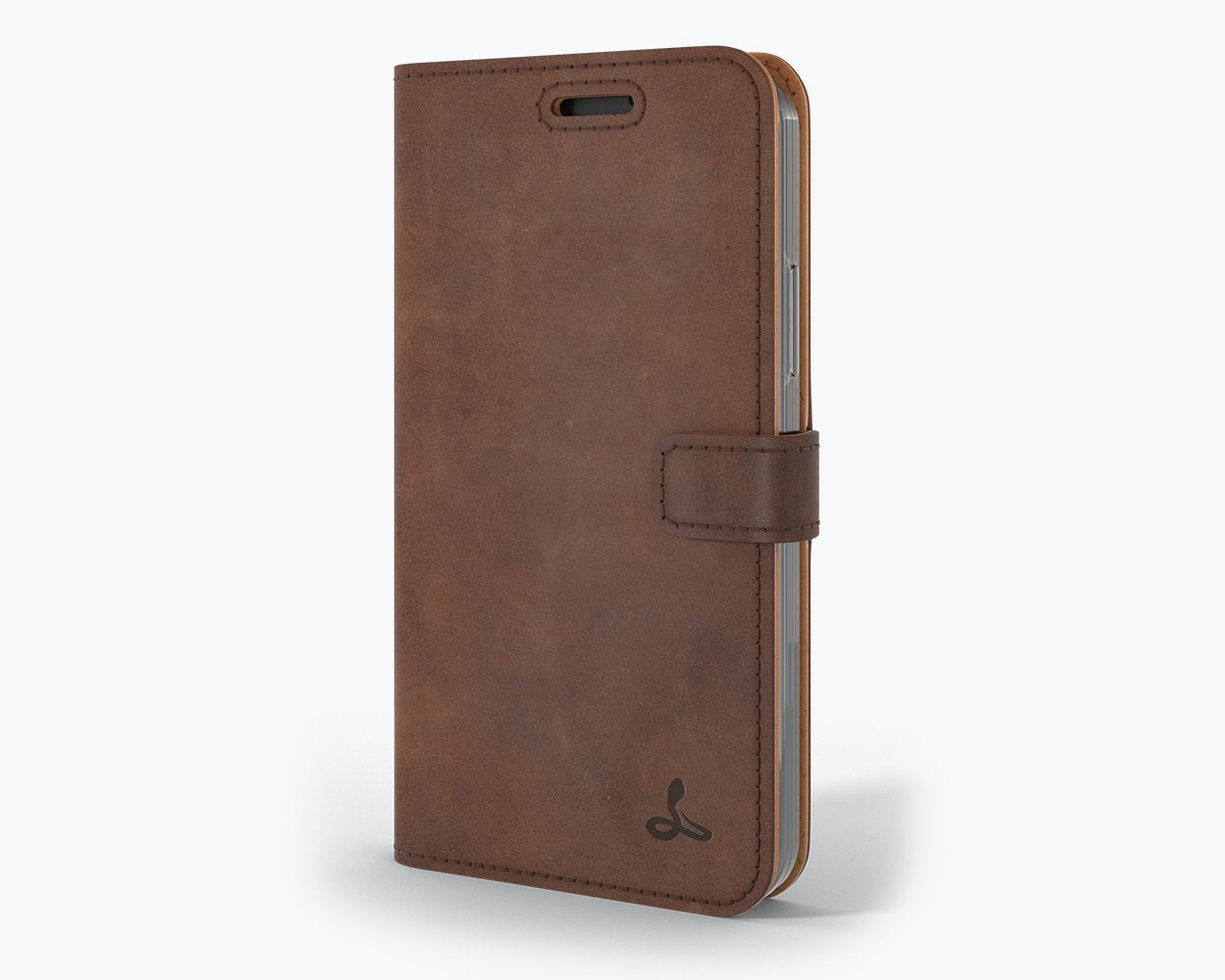 Apple iPhone 12 Mini - Vintage Leather Wallet Phone Case