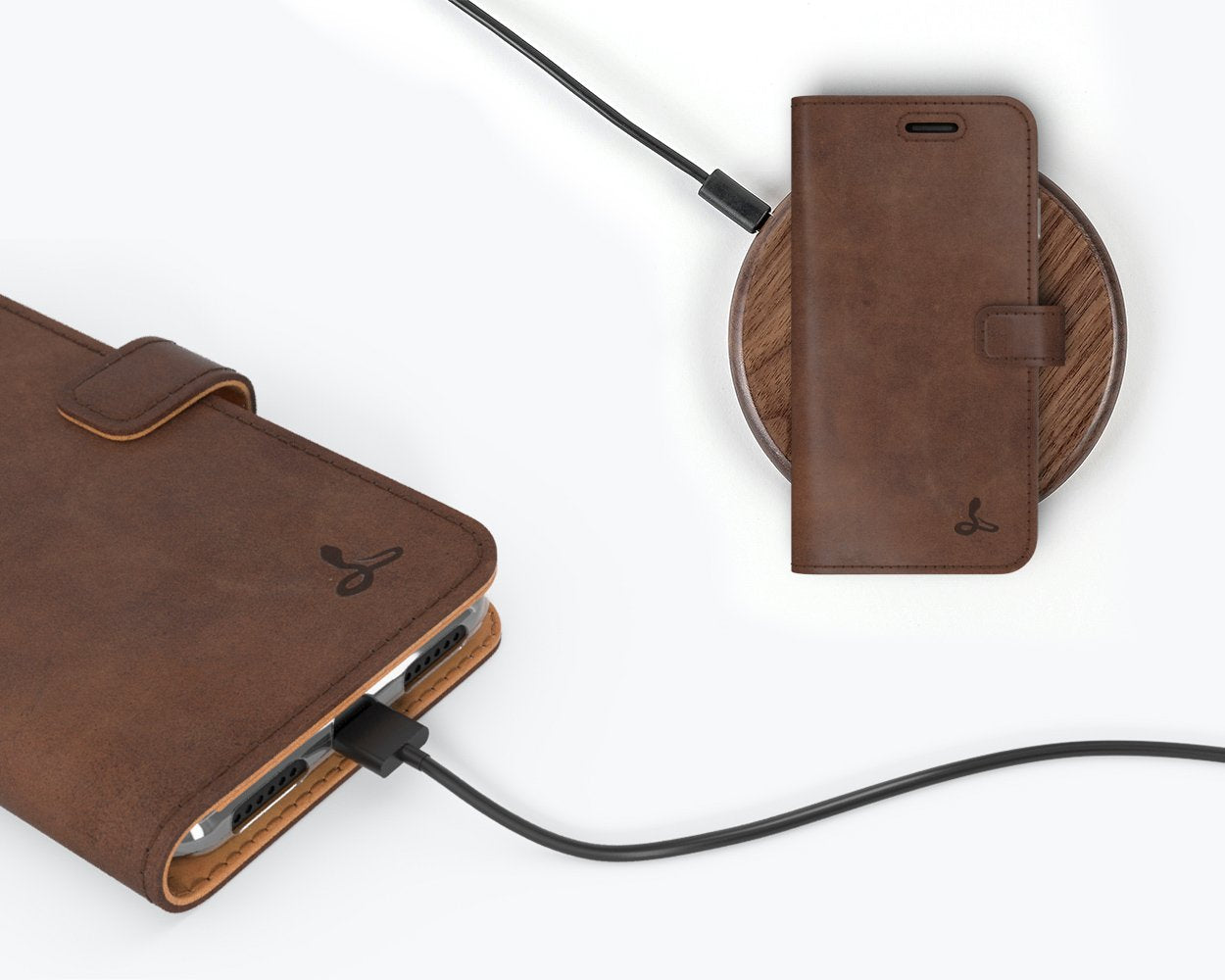 Apple iPhone SE (2020) / SE (2022) - Vintage Leather Wallet Phone Case