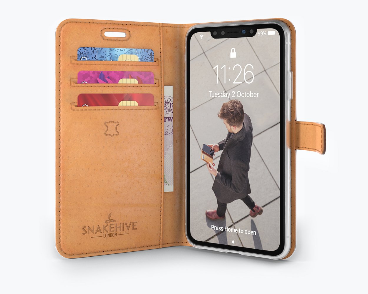 Vintage Leather Wallet - Apple iPhone XR