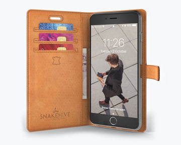 Vintage Leder Wallet Case für Apple iPhone 7 Plus