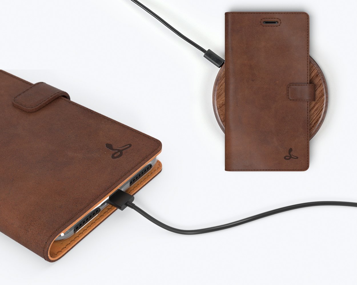 Vintage Leather Wallet - Apple iPhone 7 Plus