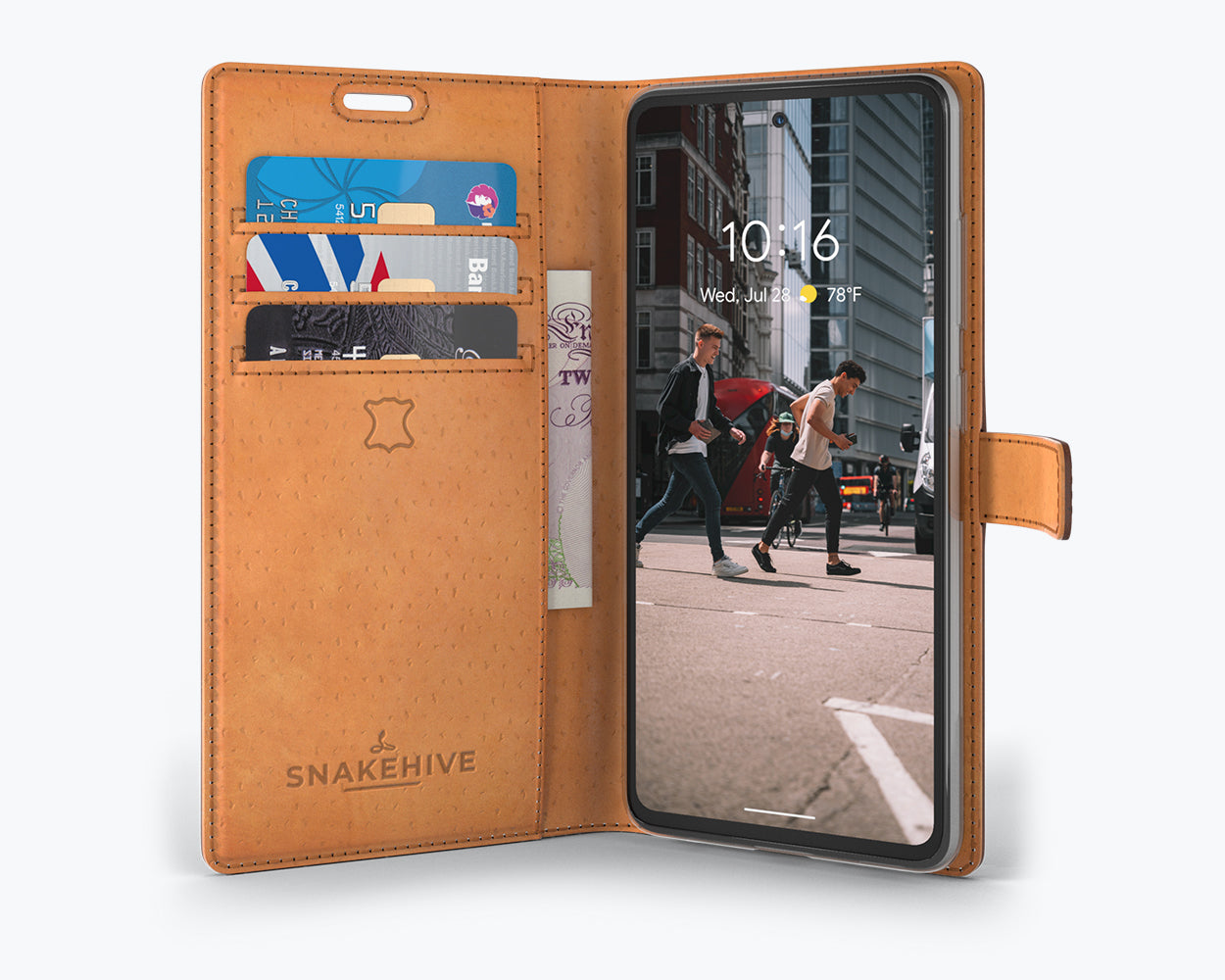 Samsung Galaxy A52/A52S - Vintage Leather Wallet Phone Case