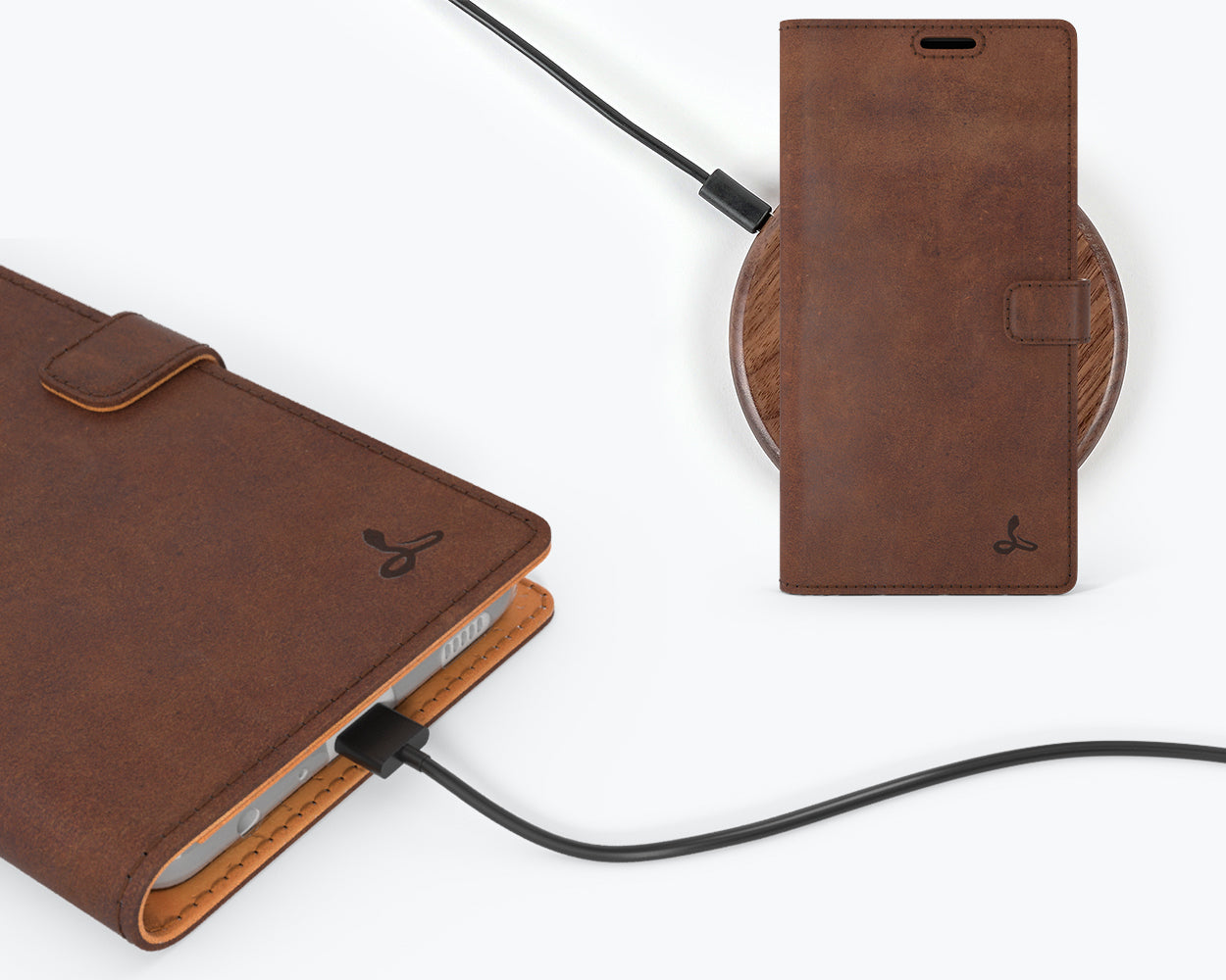 Samsung Galaxy A52/A52S - Vintage Leather Wallet Phone Case