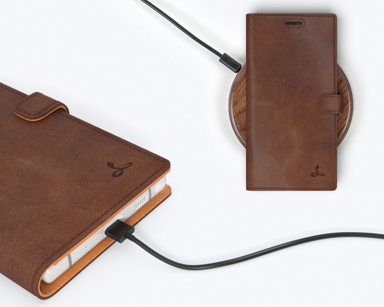 Vintage Leather Wallet - Samsung Galaxy Note 10 Plus