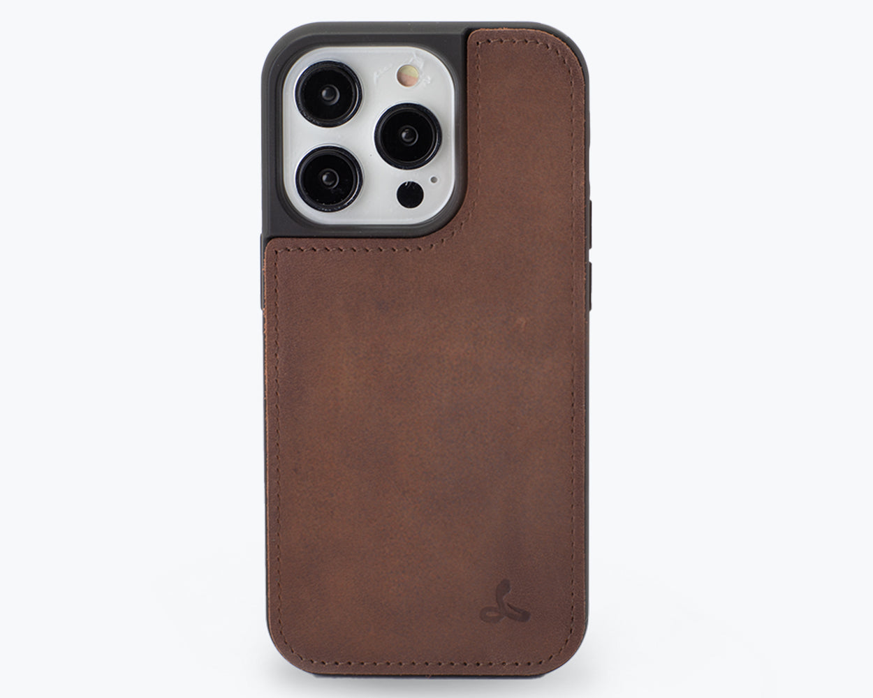 Vintage Leather Back Case - Apple iPhone 14 Pro