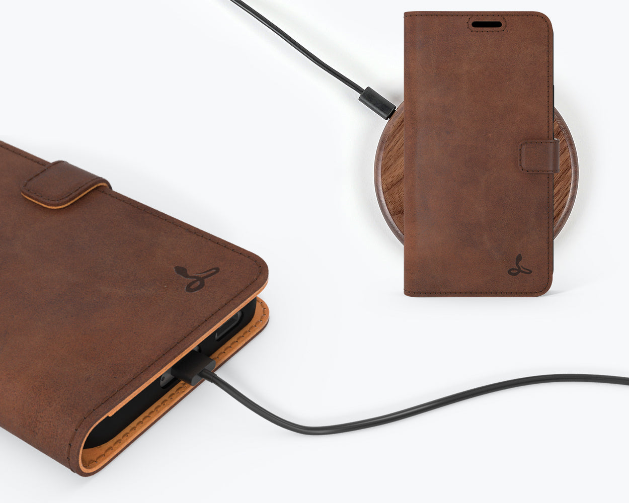 Samsung Galaxy S22 Plus - Vintage Leather Wallet Phone Case