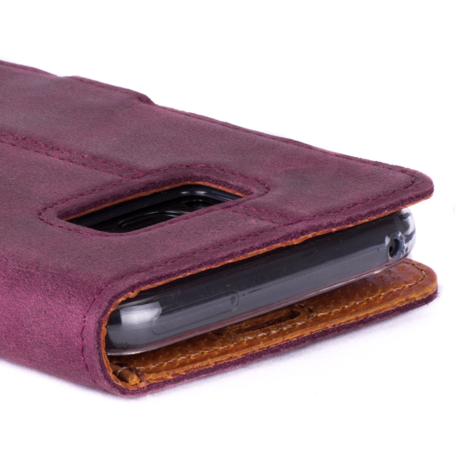 Vintage Leather Wallet - Samsung Galaxy S8 Plus