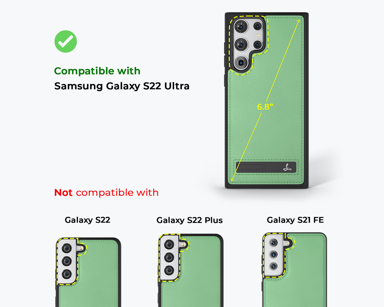 Samsung Galaxy S22 Ultra - Metro Leather Phone Case
