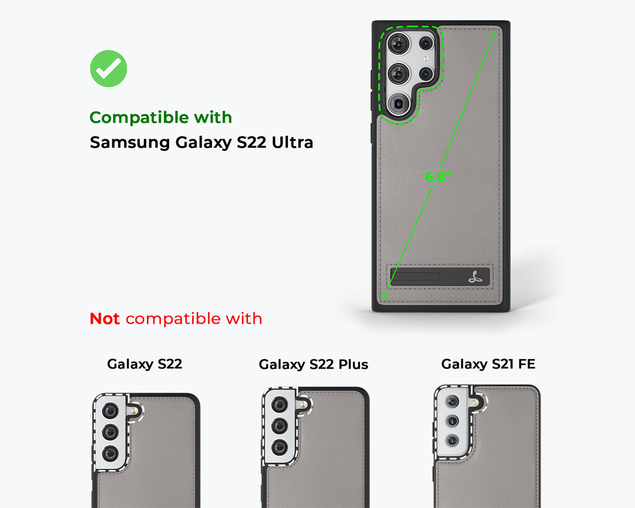 Samsung Galaxy S22 Ultra - Metro Leather Phone Case