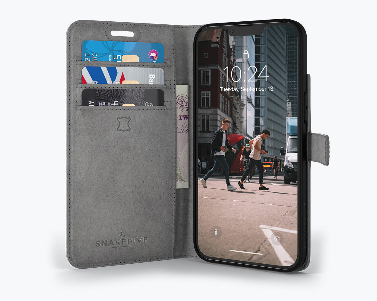 Apple iPhone 14 Plus - Vintage Leather Wallet Phone Case