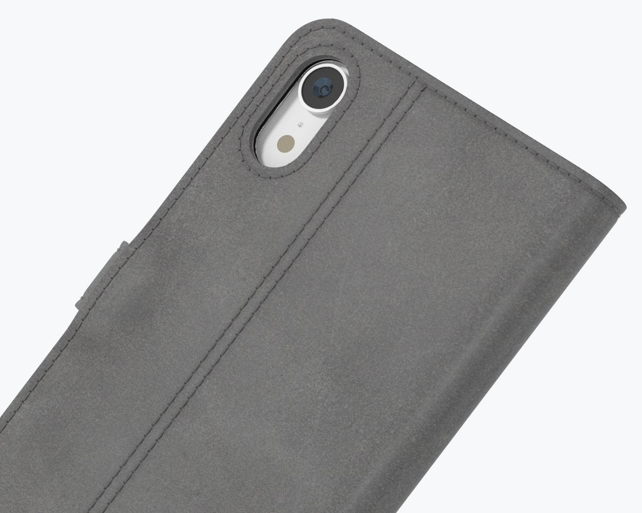 Apple iPhone XR - Vintage Leather Wallet Phone Case