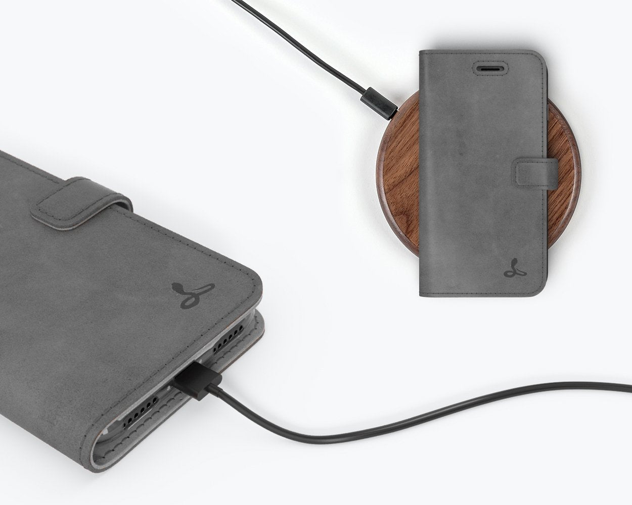 Apple iPhone 8 - Vintage Leather Wallet Phone Case