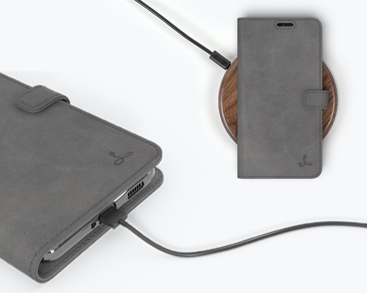 Samsung Galaxy S21 Ultra - Vintage Leather Wallet Phone Case