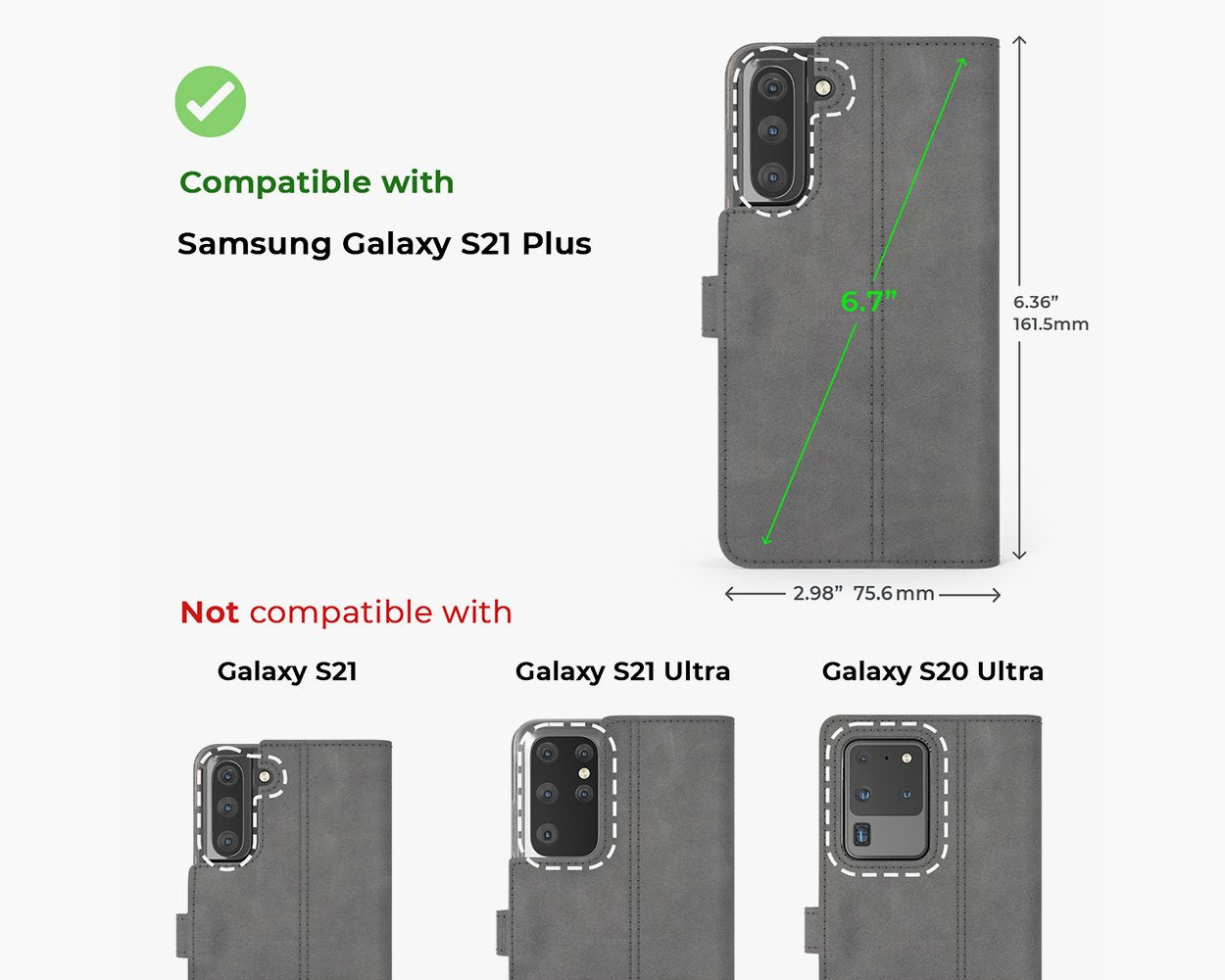 Samsung Galaxy S21 Plus - Vintage Leather Wallet Phone Case