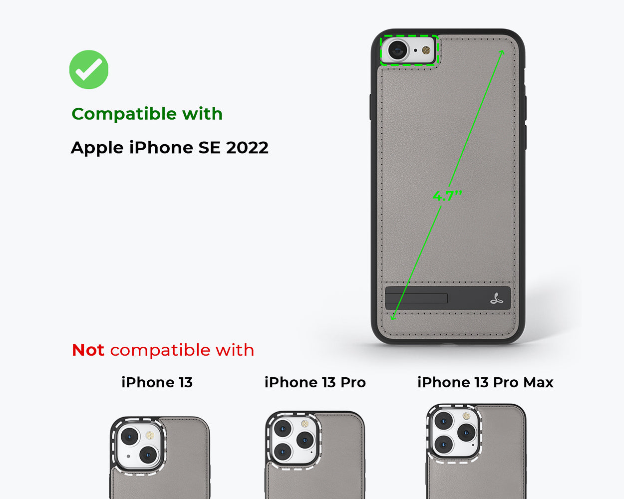 Apple iPhone SE 2022 / 2020 / 8 / 7 - Metro Leather Phone Case