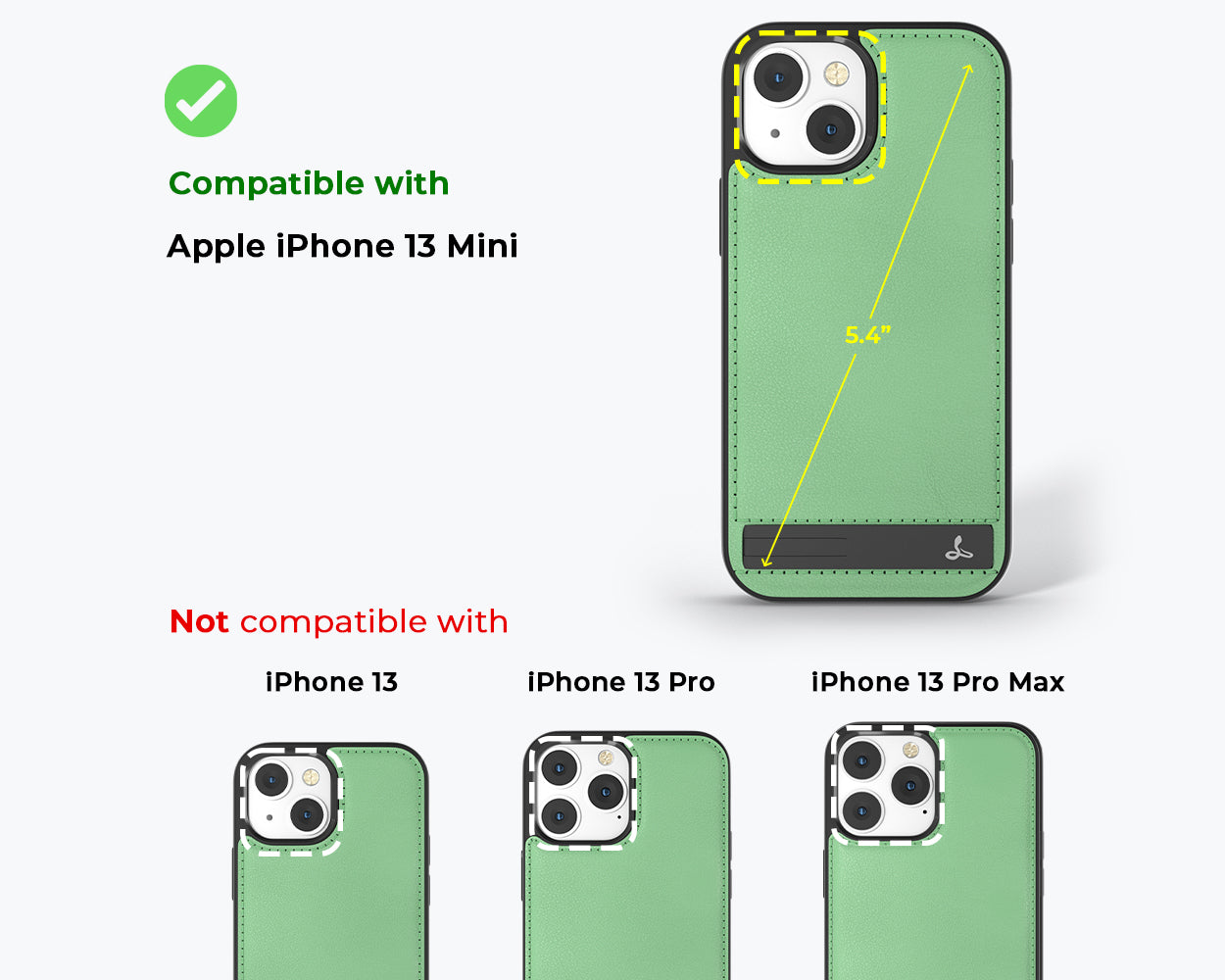 Apple iPhone 13 Mini - Metro Leather Phone Case