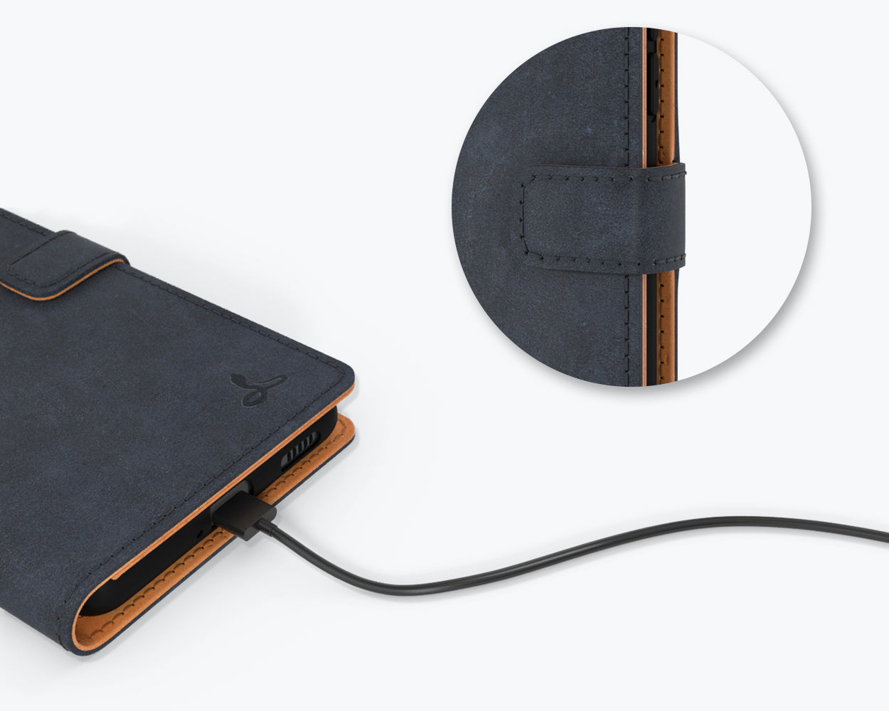 Samsung Galaxy A53 - Vintage Leather Wallet Phone Case